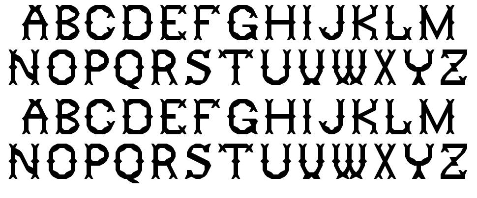 Ringling font specimens