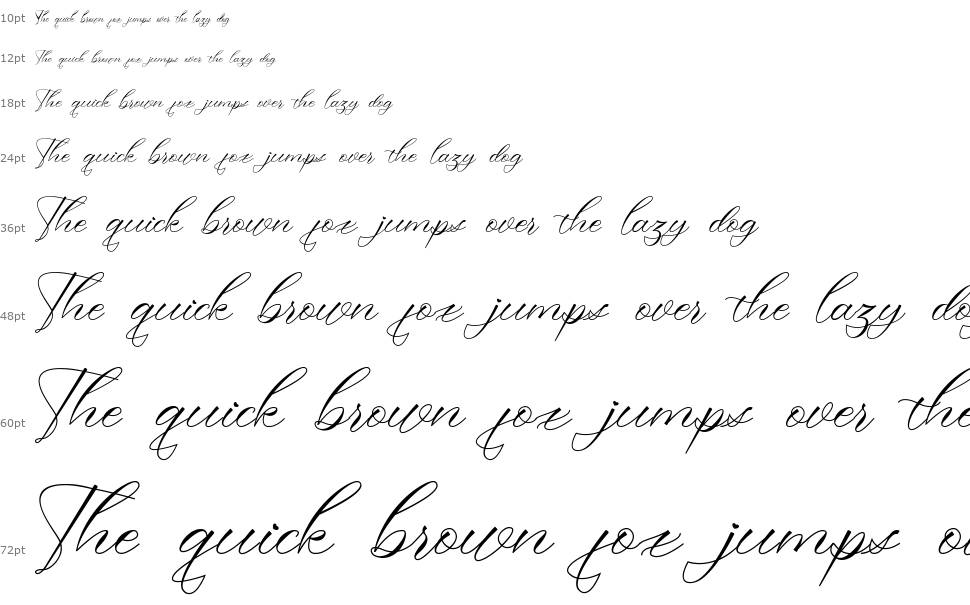Ringlovely font Waterfall