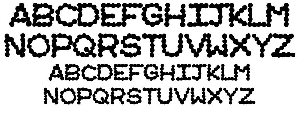 Ringworm font specimens