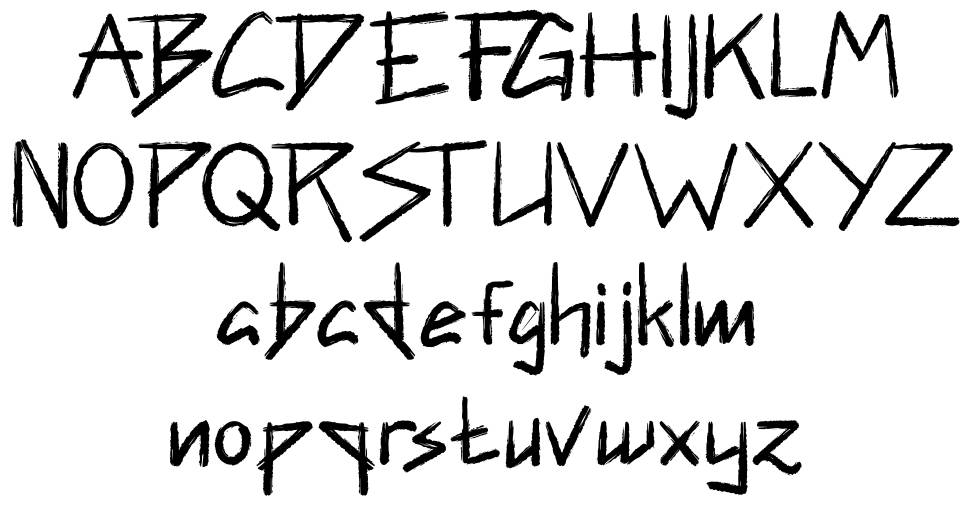 Rinjani font Örnekler