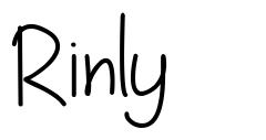 Rinly font