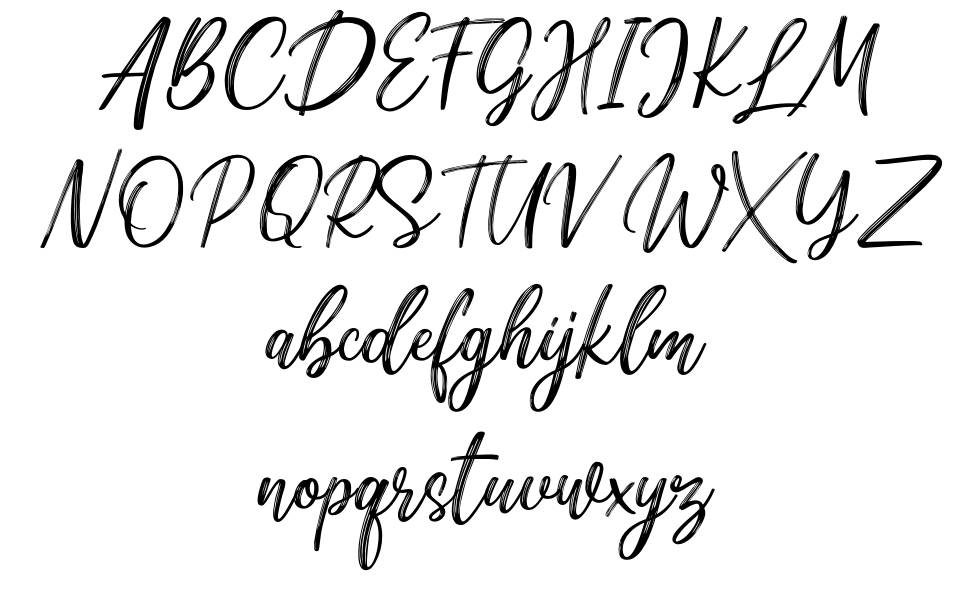Riochi font Örnekler