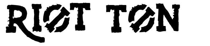 Riot Ton шрифт