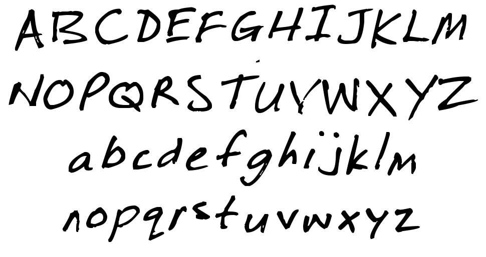 Ripper font Örnekler
