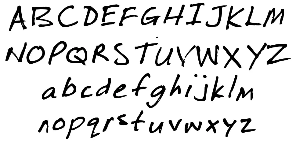 Ripperfont specimens