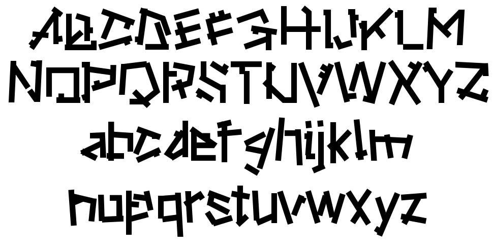 Ripstone písmo Exempláře