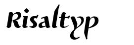 Risaltyp 字形