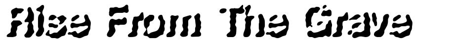 Rise From The Grave 字形