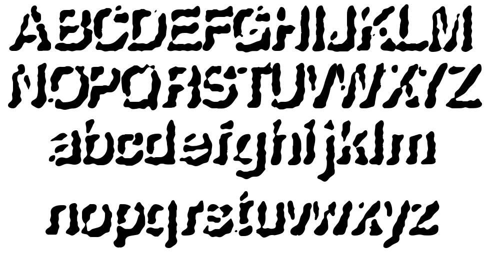Rise From The Grave font specimens