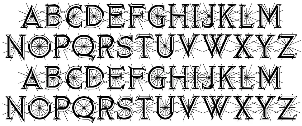Risingfont specimens