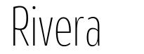 Rivera font