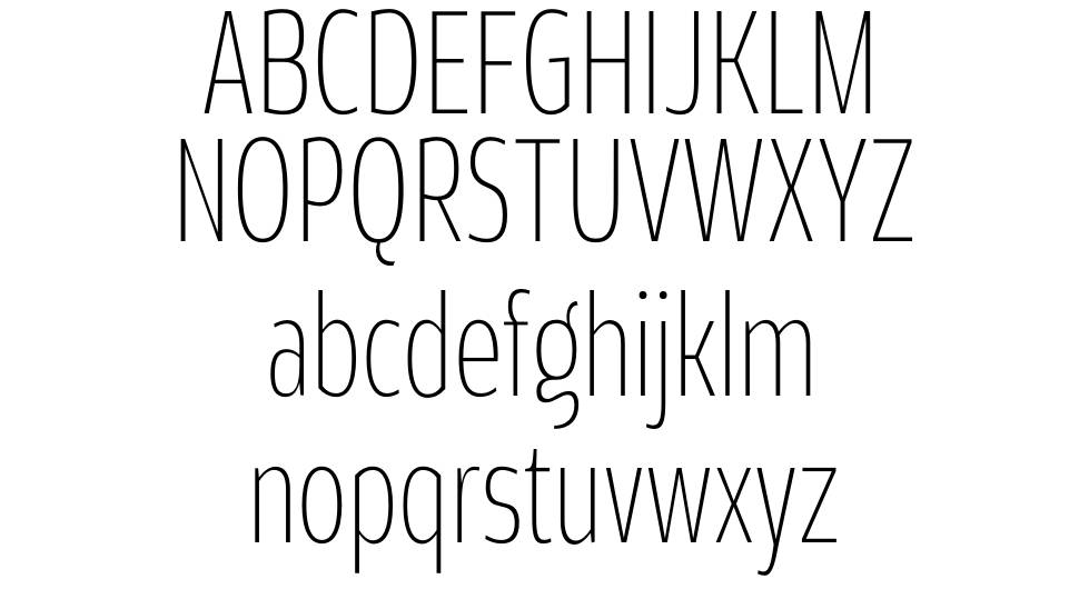 Rivera font specimens