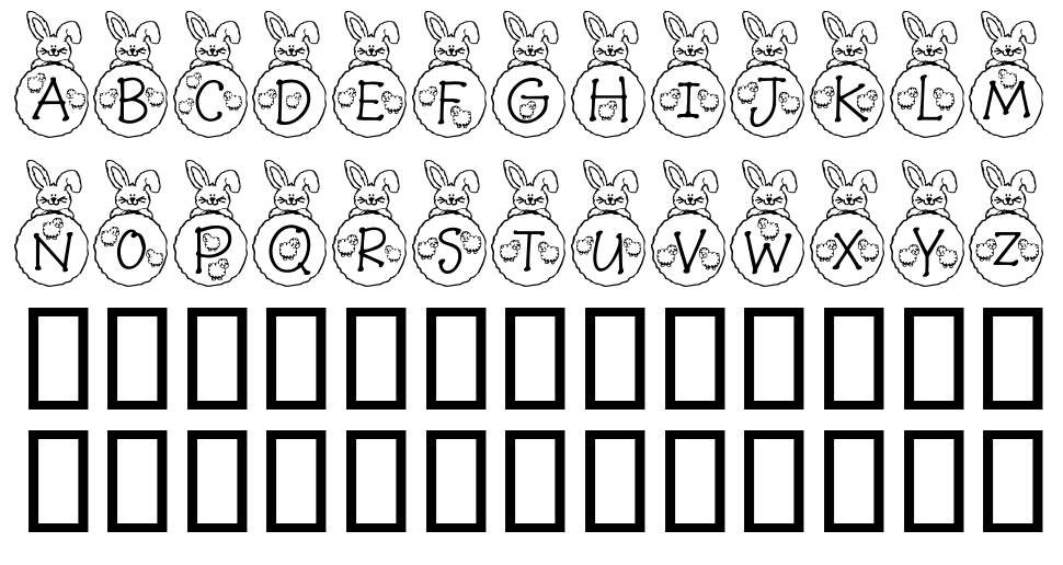 RM Bunny font