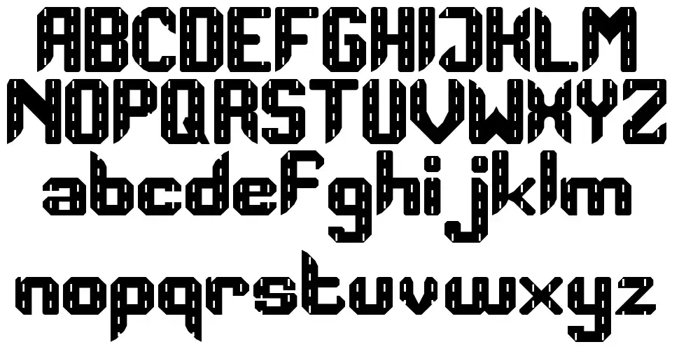 Road Trackfont specimens