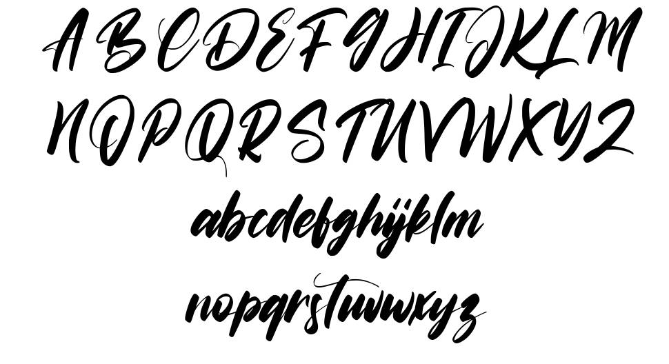 Roadistic font specimens
