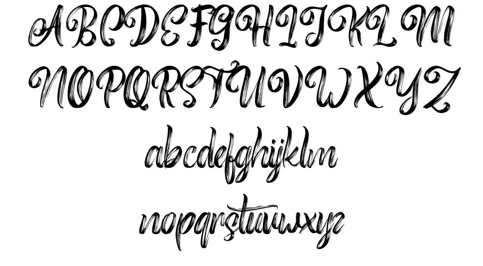 Roasttery písmo Exempláře