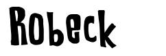 Robeck 字形