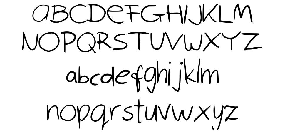 Robin Script font specimens