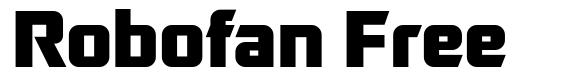 Robofan Free font