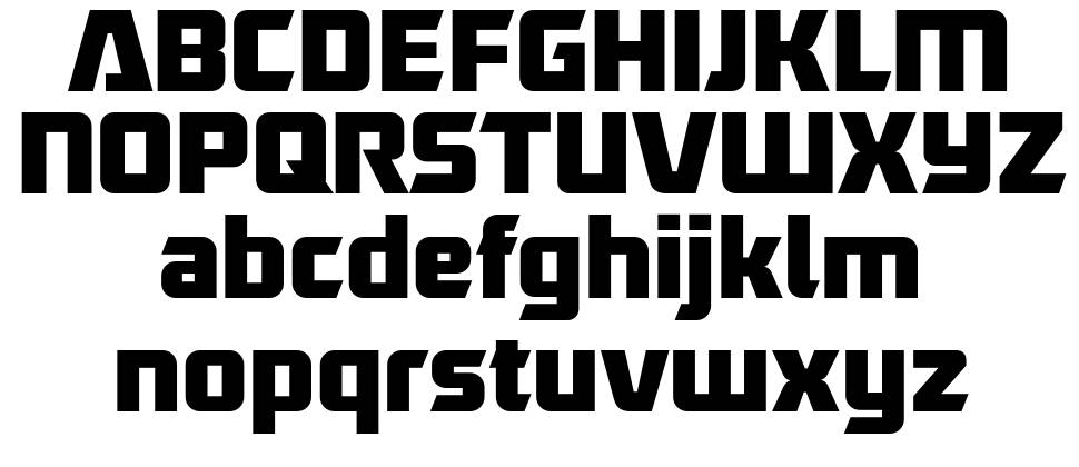 Robofan Free font specimens