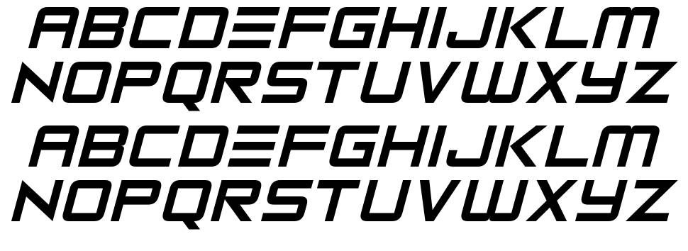 Robot Reavers font Örnekler
