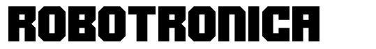 Robotronica 字形
