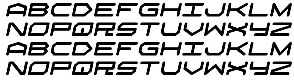 Robtronika font Örnekler