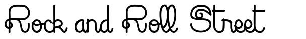 Rock and Roll Street font