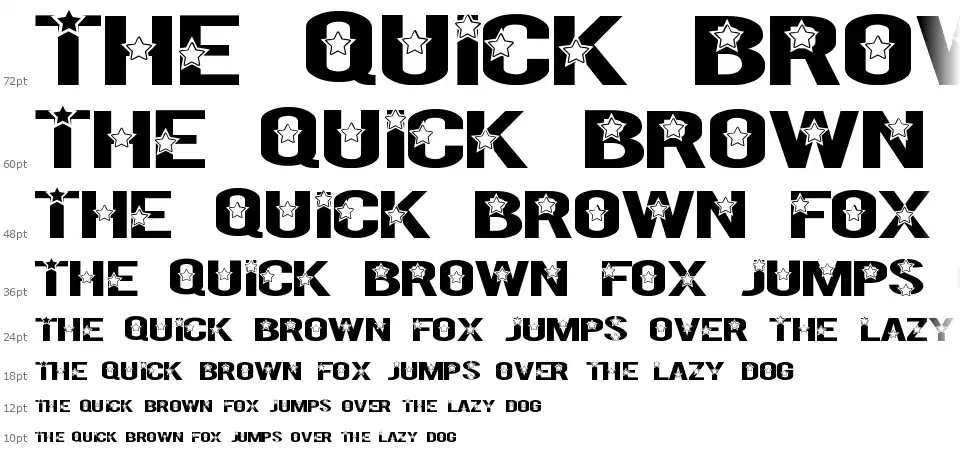 Rock X Start TFBfont waterfall