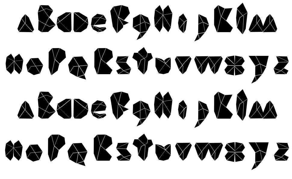 Rocka font specimens