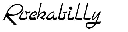 Rockabilly шрифт