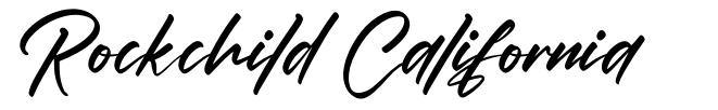 Rockchild California font
