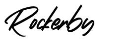 Rockerby font