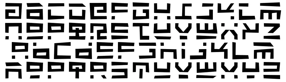 Rocket Typefont specimens