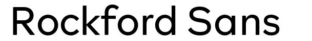 Rockford Sans 字形