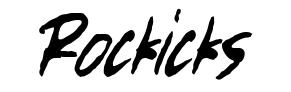 Rockicks písmo