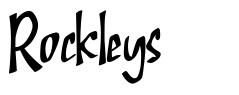 Rockleys font