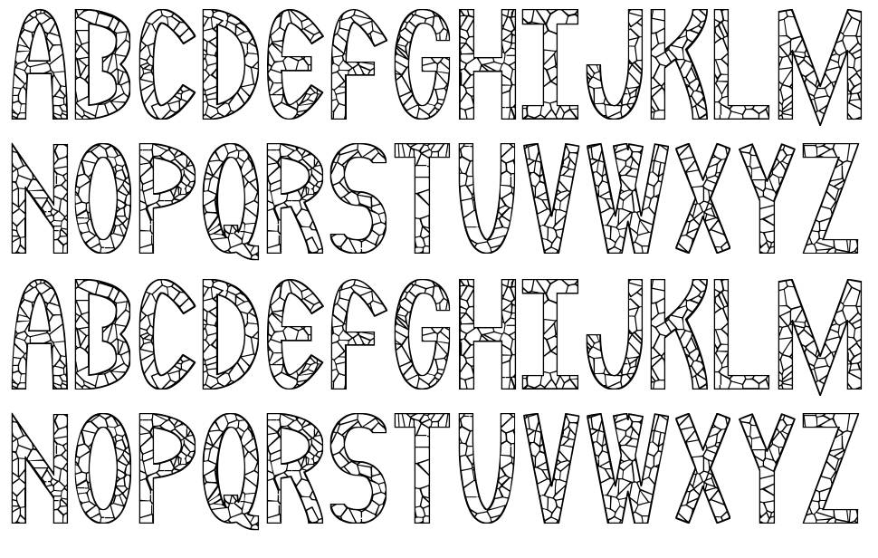 Rockmia ST font specimens