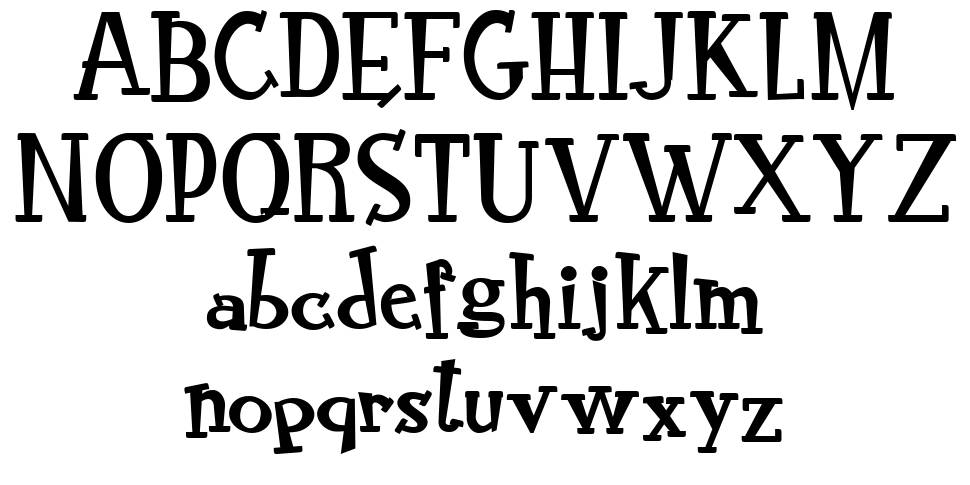 RocknRoll Typo font specimens