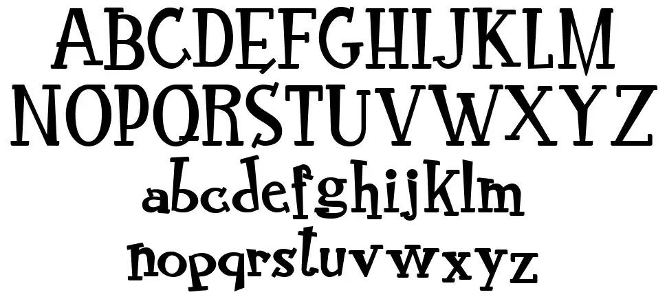 RocknRoll Typofont specimens