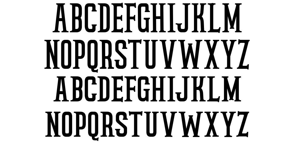 Rockstar font specimens