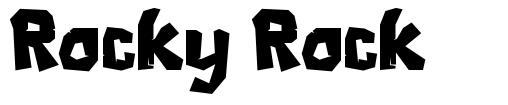 Rocky Rock font