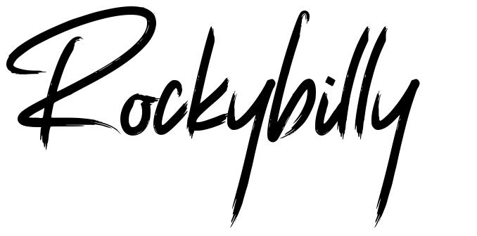 Rockybilly schriftart