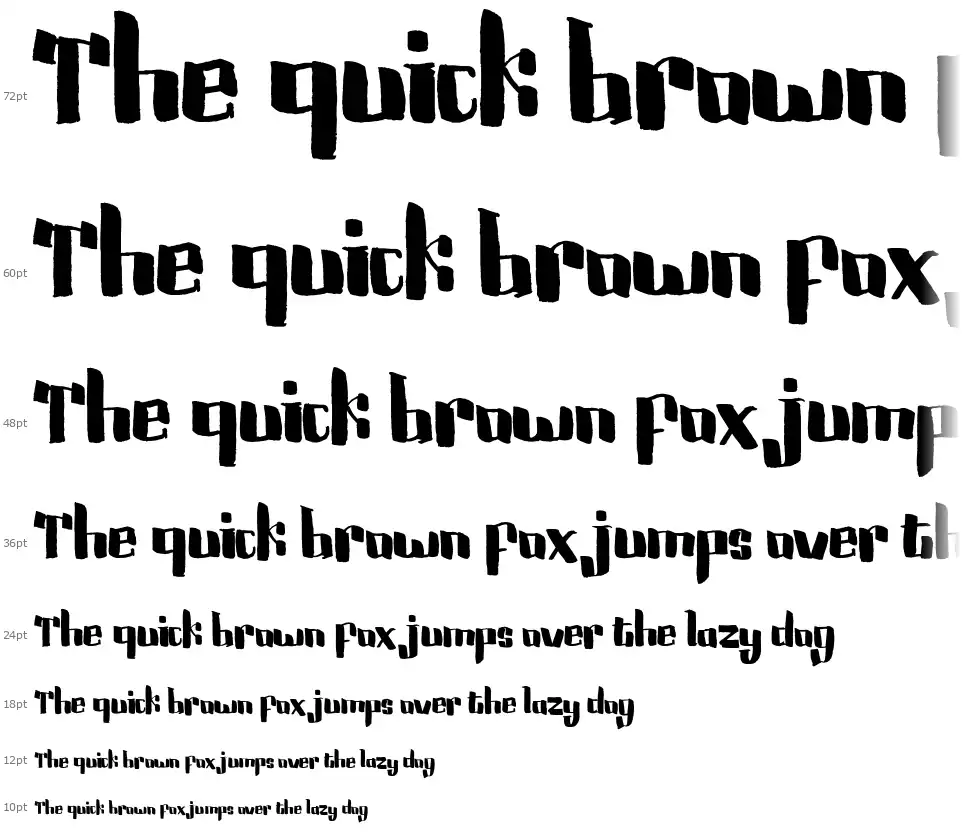 Rockyboardfont waterfall