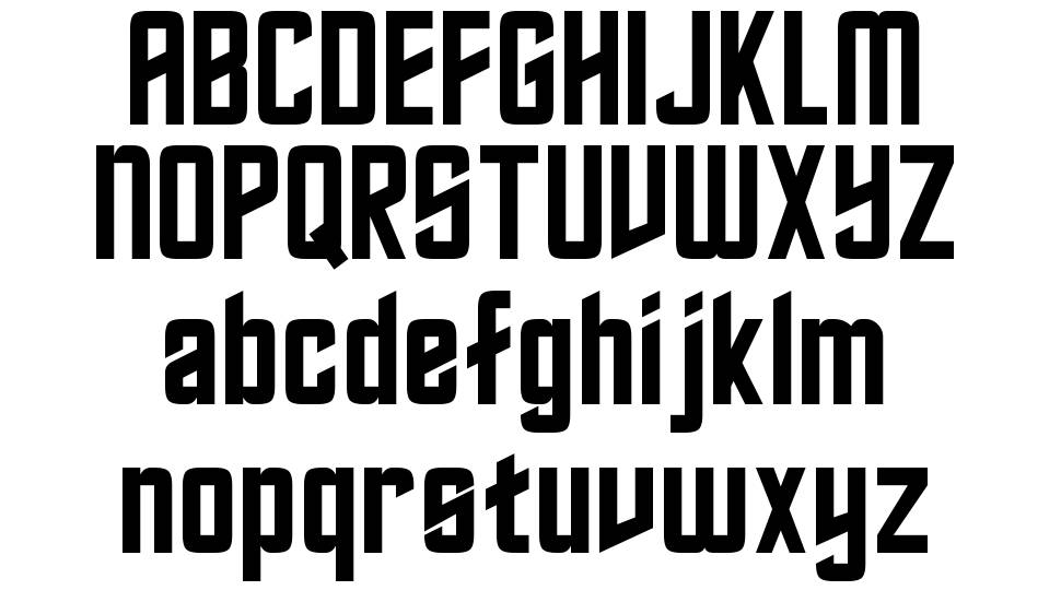 Roddenberry font Örnekler