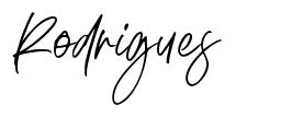 Rodrigues шрифт