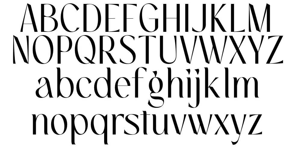 Rogsant Crispfont specimens