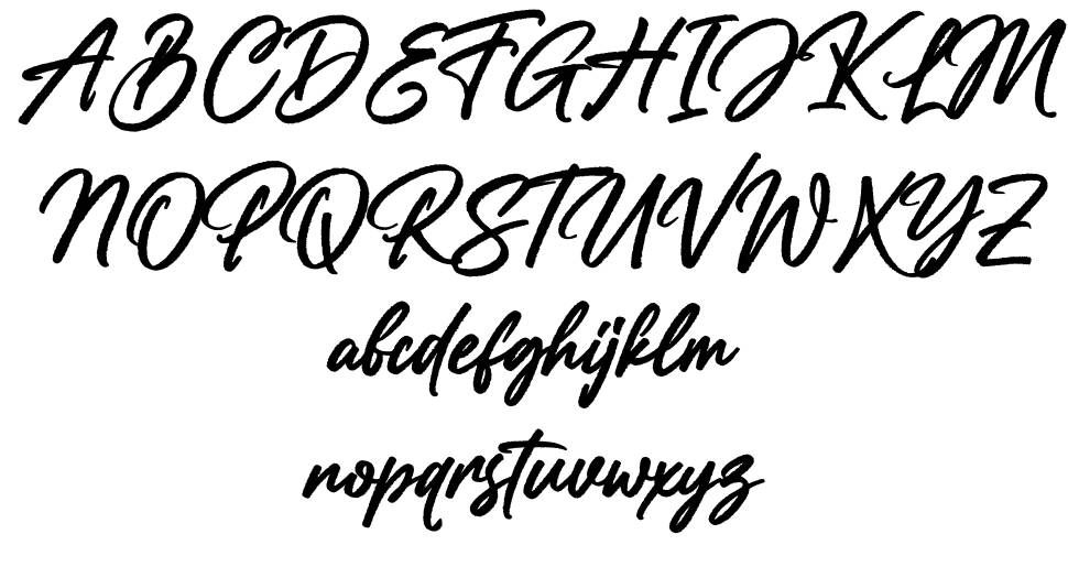 Rollanda font specimens