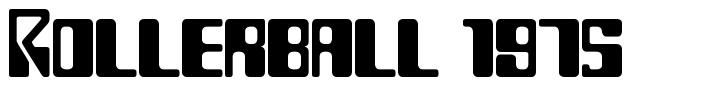 Rollerball 1975 font