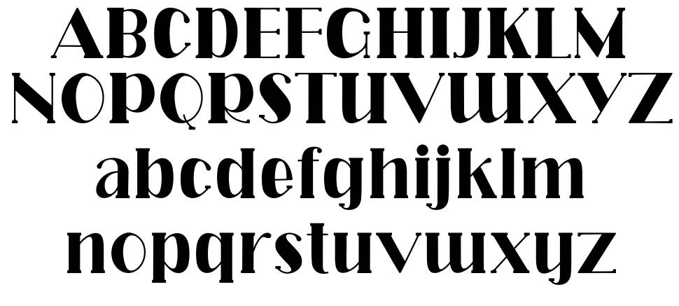 Rollina font Örnekler